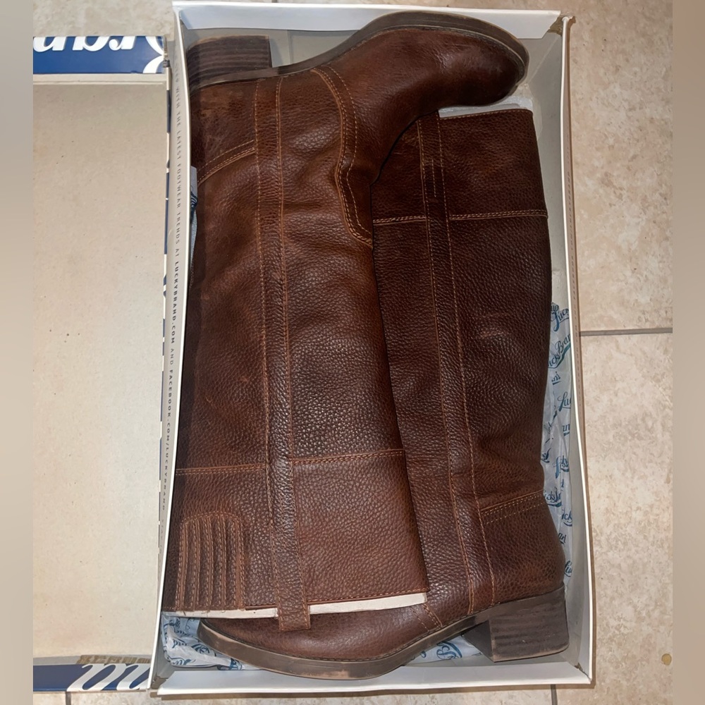 Lucky Brand Heloisse Pull-on Knee-high Riding Boot